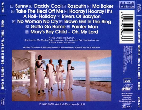 Boney M. Reunion Greatest Hits Of All Times  Remix