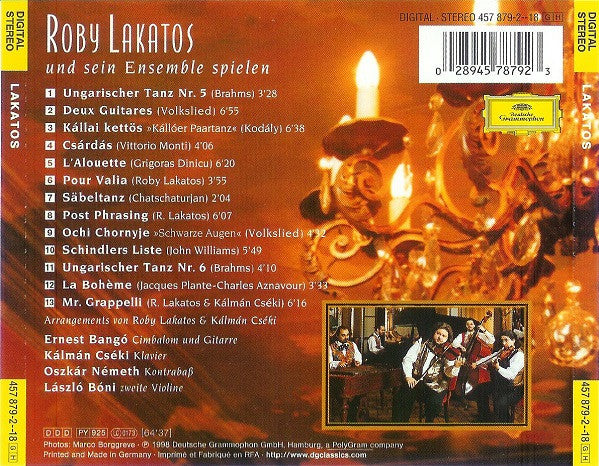 Roby Lakatos And His Ensemble – Lakatos