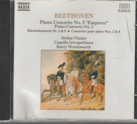 Beethoven, Stefan Vladar, Capella Istropolitana, Barry Wordsworth – Piano Concerto No. 5 'Emperor' / Piano Concerto No. 2
