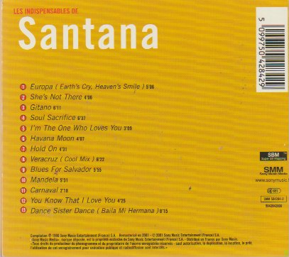 SANTANA - LES INDISPENSABLES DE SANTANA