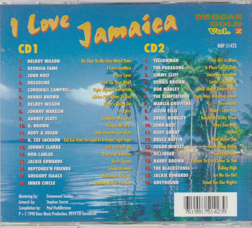 I Love Jamaica - Reggae Gold Vol. 2