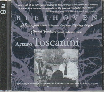 Toscanini Conducts Beethoven’s Choral Fantasy And Missa Solemnis