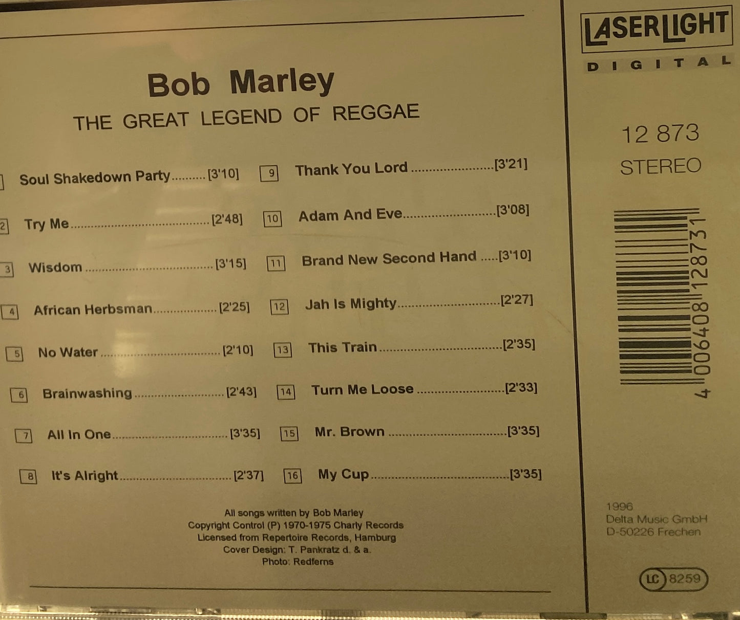 Bob Marley - The Great Legend Of Reggae