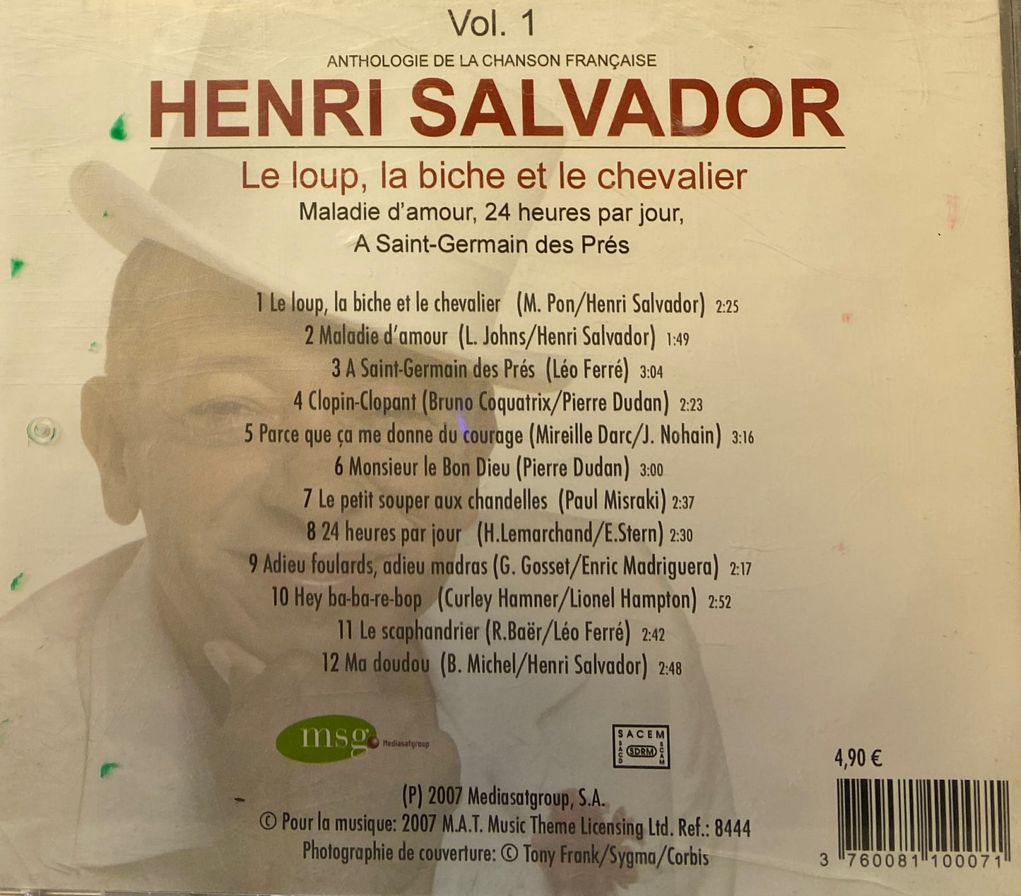 Henri Salvador - Le loup , la biche , et le chevalier