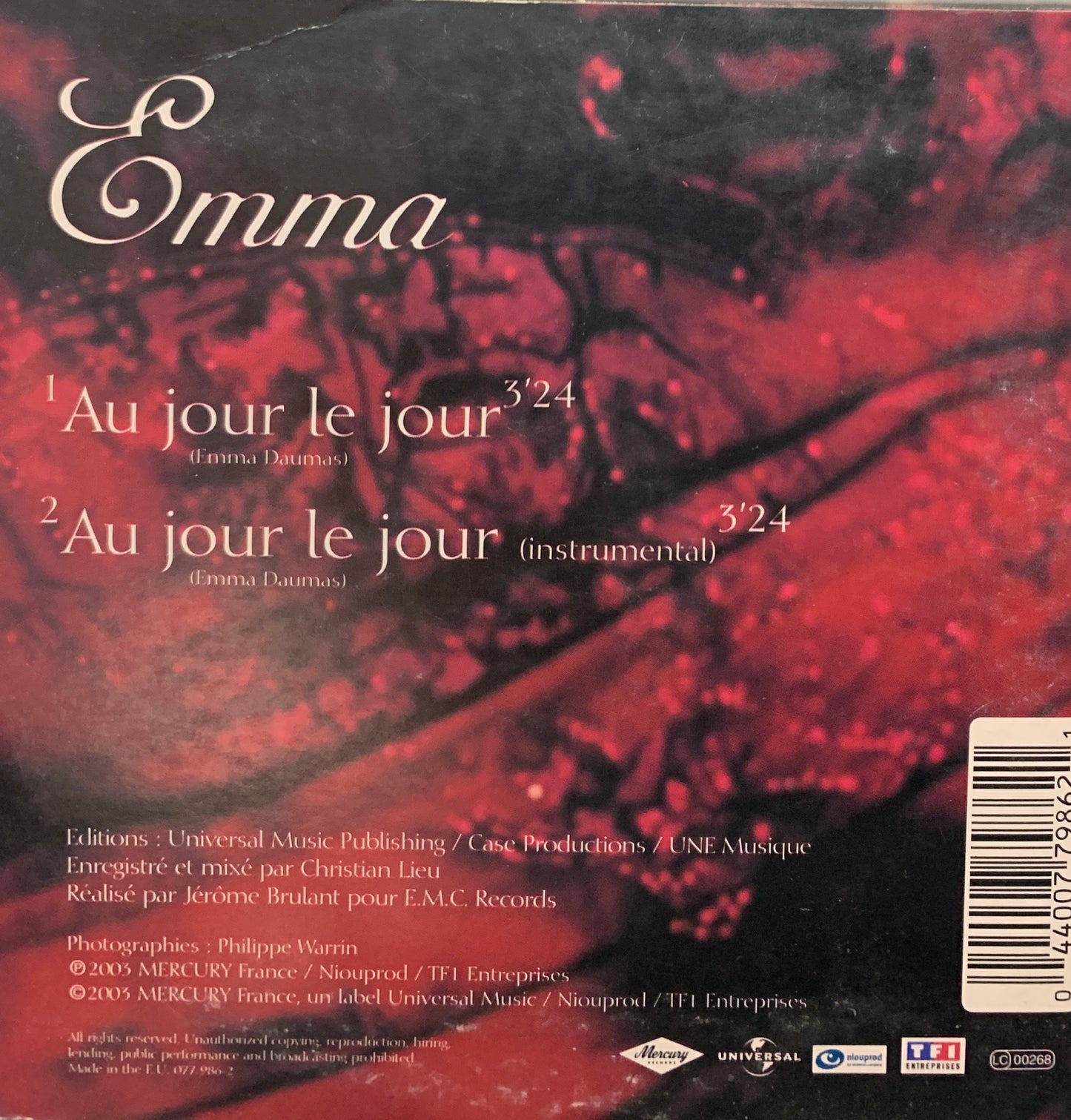 Emma Daumas - Au Jour Le Jour