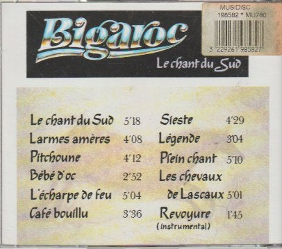 Bigaroc - Chant du sud