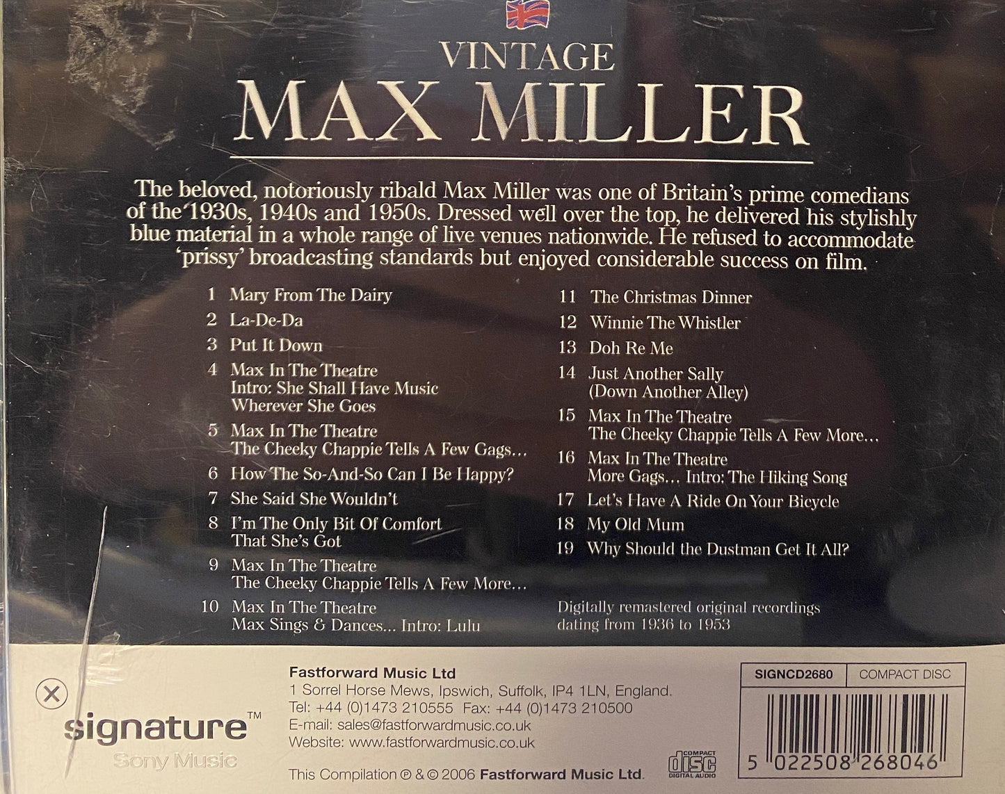 Vintage Max Miller