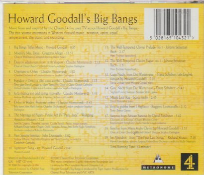 Howard Goodall's - Big Bangs