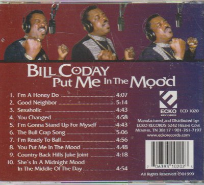 Bill Coday - Put Me In The Mood