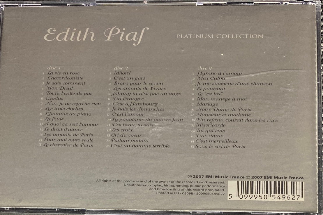 Edith Piaf - Platinum Collection