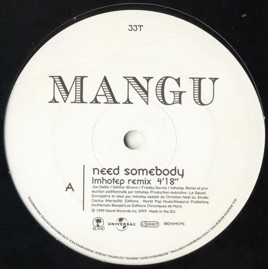 Mangu - Need Somebody