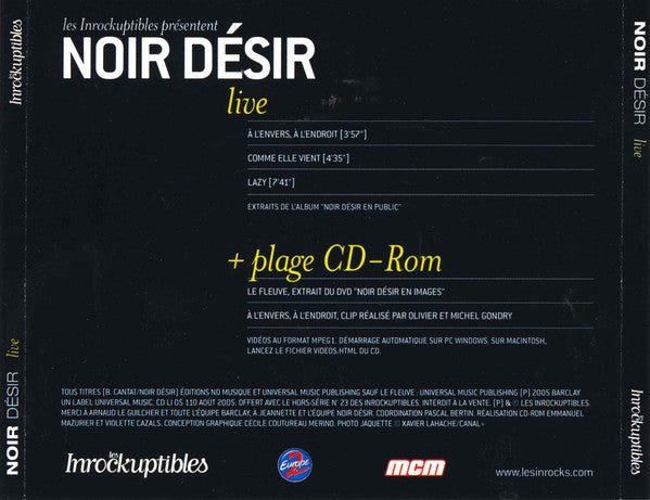 Noir Désir - Live