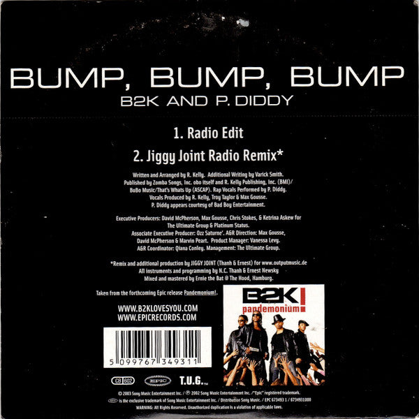 B2K And P. Diddy - Bump, Bump, Bump