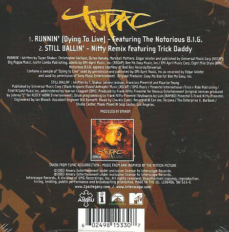 2Pac Featuring Notorious B.I.G. - Runnin' (Dying To Live)