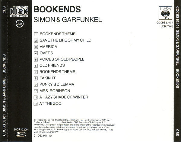 Simon & Garfunkel - Bookends