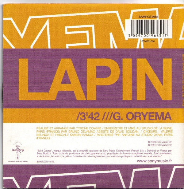 Geoffrey Oryema - 'Lapin'