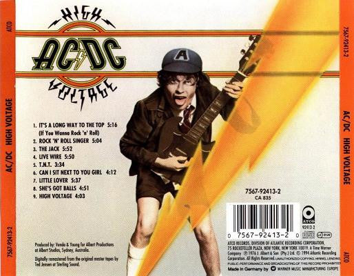 AC/DC - High Voltage