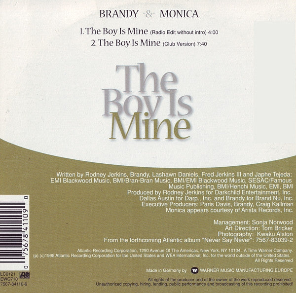 Brandy  & Monica - The Boy Is Mine