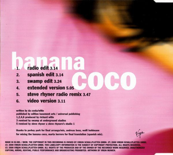 Liza Da Costa - Banana Coco