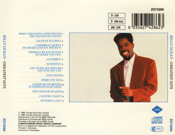 Billy Ocean - Greatest Hits