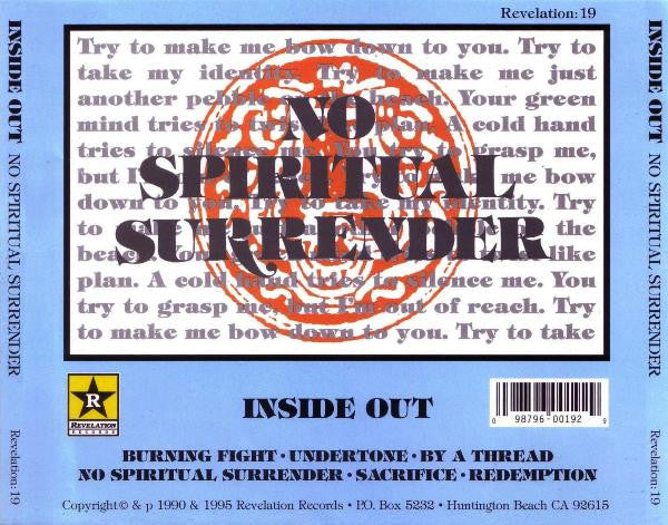 Inside Out  - No Spiritual Surrender