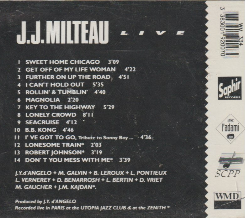 Jean-Jacques Milteau - Live