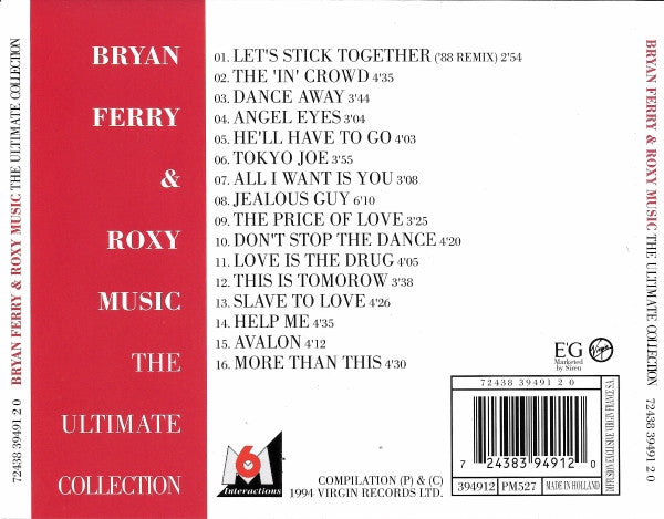 Bryan Ferry & Roxy Music - The Ultimate Collection