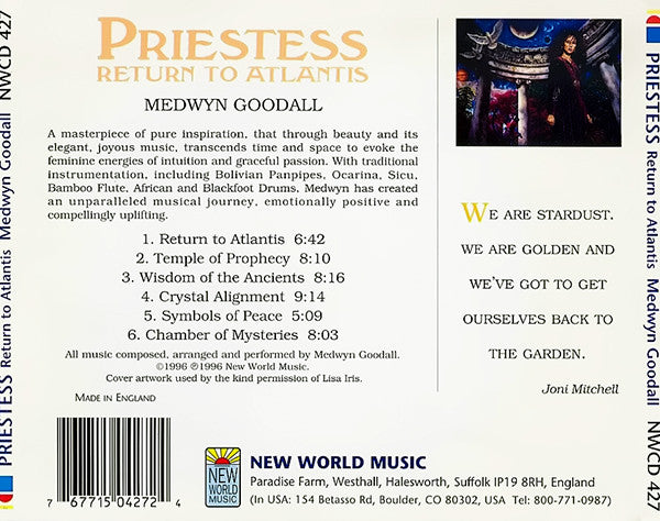 Medwyn Goodall - Priestess: Return To Atlantis