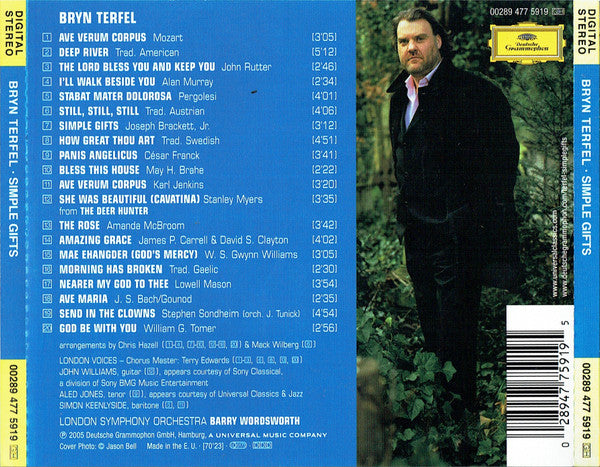 Bryn Terfel - Simple Gifts