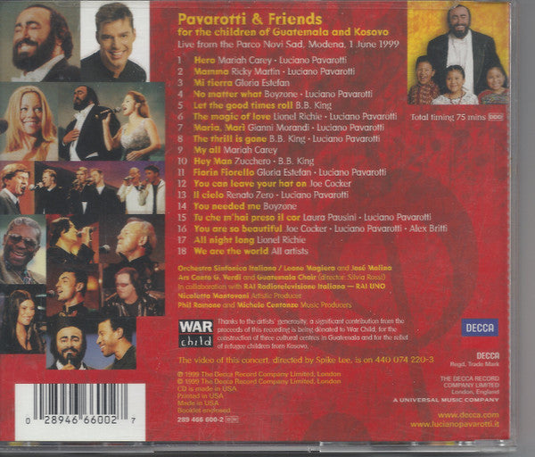 Pavarotti & Friends - Pavarotti & Friends (For Guatemala And Kosovo)