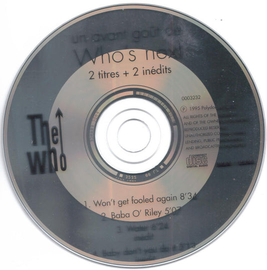 The Who - Un Avant Goût De Who's Next