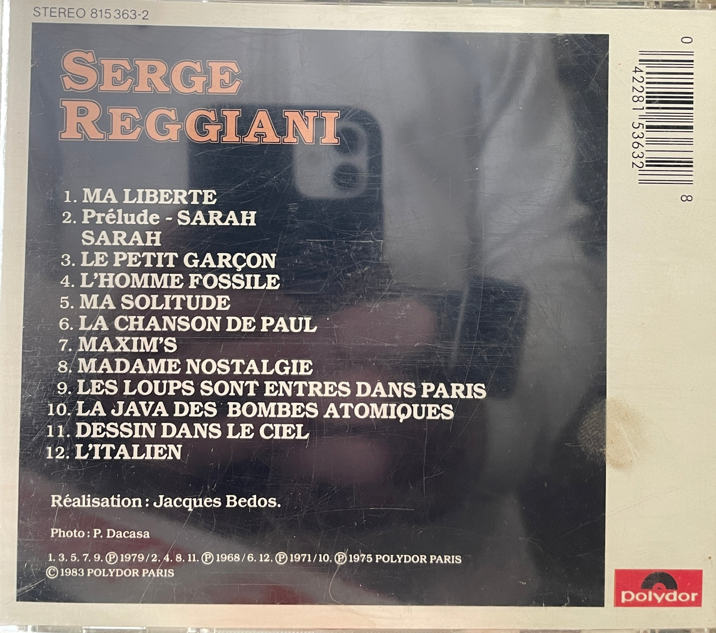 Serge Reggiani - Ma Liberté