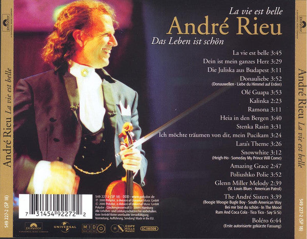 André Rieu - La Vie Est Belle