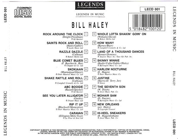 Bill Haley - Legends In Music