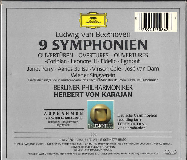 Ludwig van Beethoven - 9 Symphonien, Ouvertüren