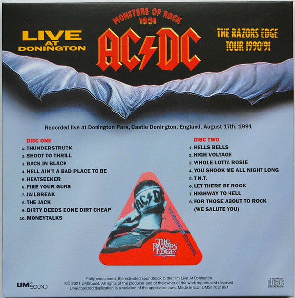 AC/DC - Live At Donington - Monsters Of Rock 1991