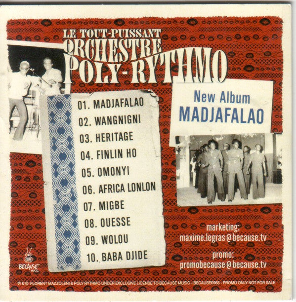 T.P. Orchestre Poly-Rythmo - Madjafalao