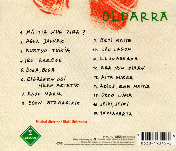 Oldarra - Le Chant Basque