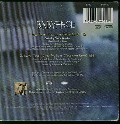 Babyface Featuring Stevie Wonder - How Come, How Long