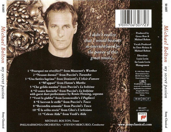 Michael Bolton - My Secret Passion The Arias