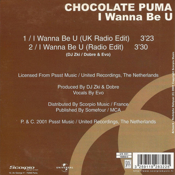 Chocolate Puma - I Wanna Be U