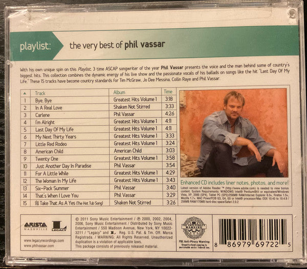 Phil Vassar - Playlist: The Very Best Of Phil Vassar