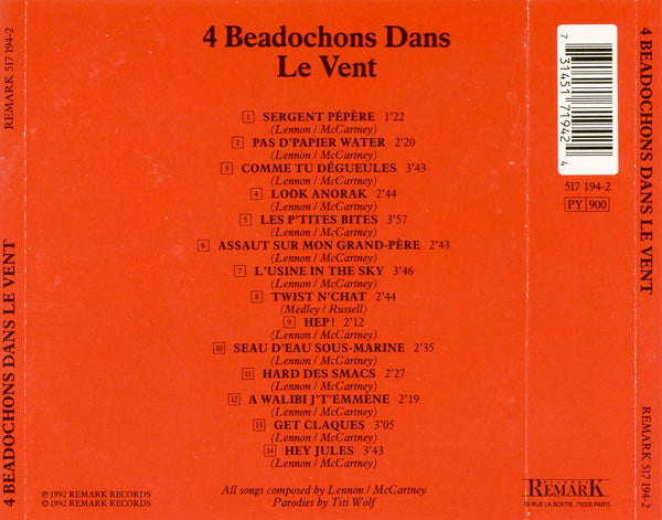 Les Bidochons - 4 Beadochons Dans Le Vent