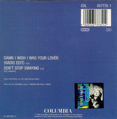 Sophie B. Hawkins - Damn I Wish I Was Your Lover