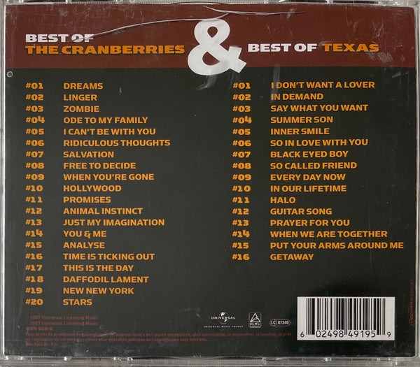 Cranberries, The, Texas - Best Of The Cranberries & Best Of Texas