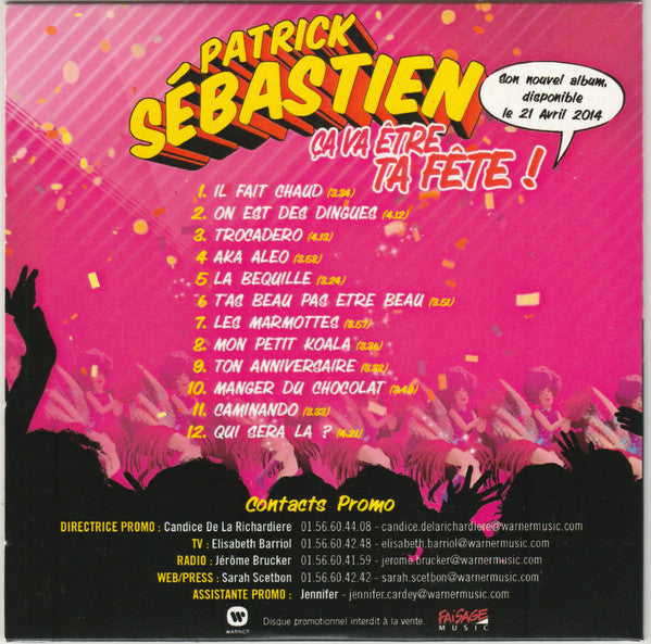 Patrick Sébastien - Ça Va Être Ta Fête