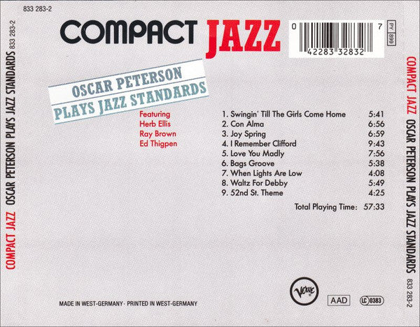 Oscar Peterson - Oscar Peterson Plays Jazz Standards