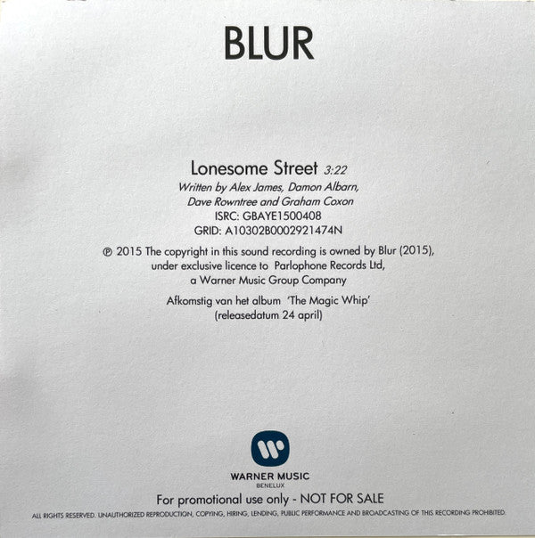 Blur - Lonesome Street