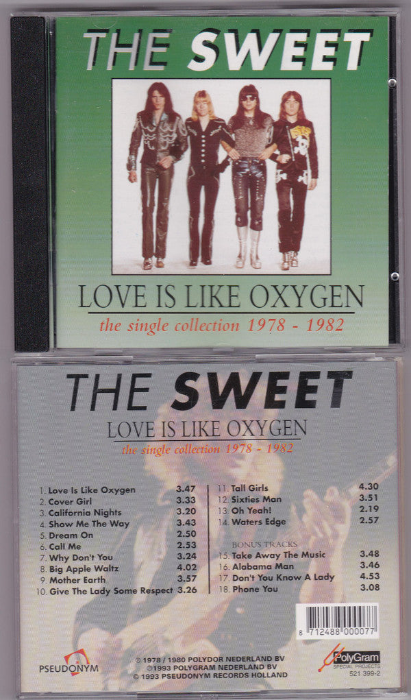 The Sweet - Love Is Like Oxygen (The Single Collection 1978 - 1982)