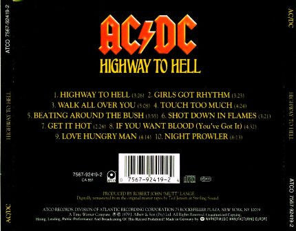 AC/DC - Highway To Hell